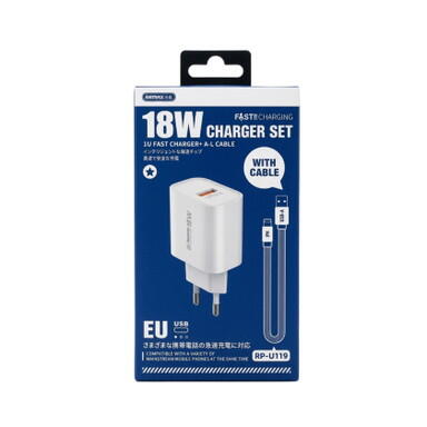 REMAX IPHONE CHARGER 18W USB RP-U119
