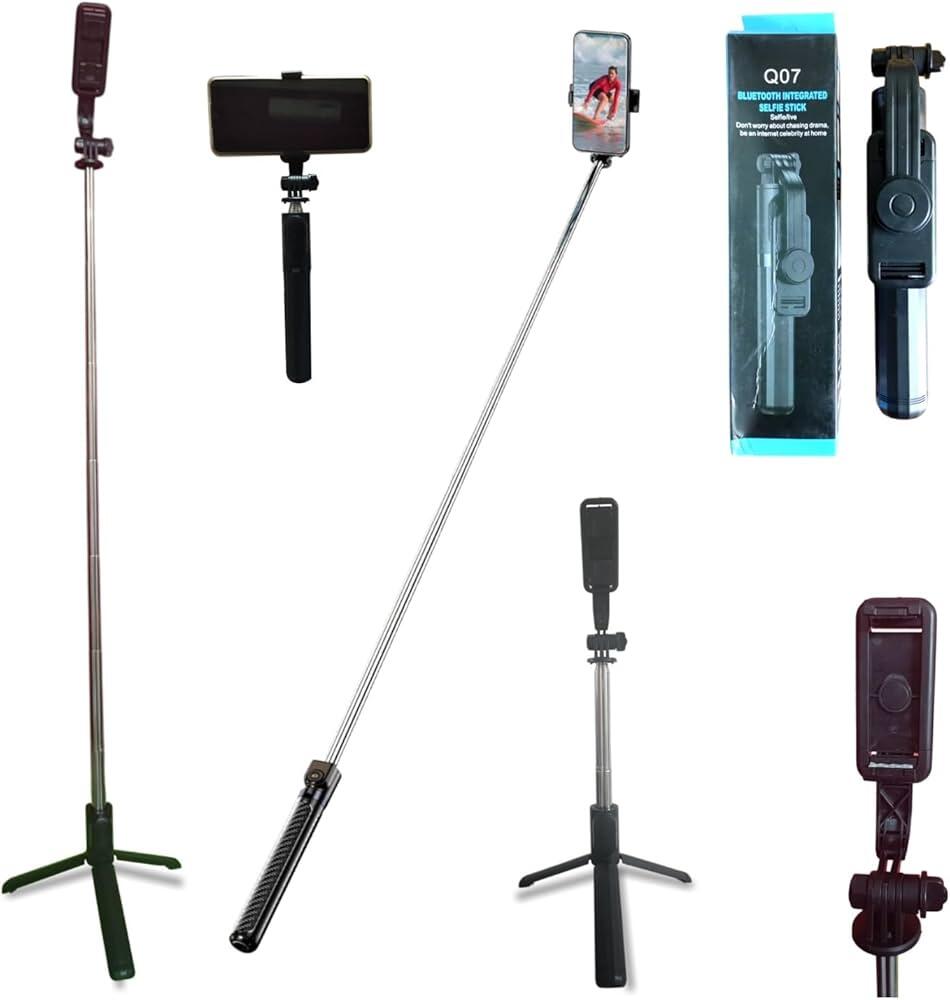 BLUETOOTH INTEGRATED SELFIE STICK Q07