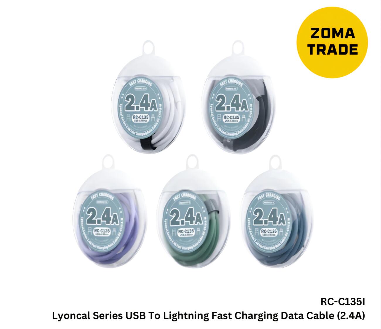 REMAX LYONCAL SERIES MICRO FAST CHARGING 2.4A RC-C135M